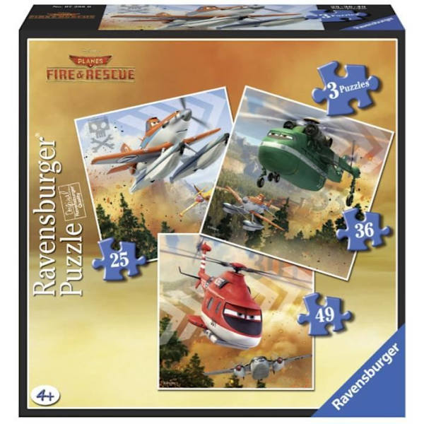 25 bitars pussel - Ravensburger - Flygplan - Barn - Människor, karaktärer och kändisar