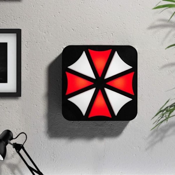 Resident Evil Logo 3D Lampe - - - Grupo Erik sort