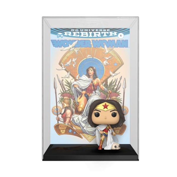 DC Comics Wonder Woman 80. figuuri - Wonder Woman Rebirth on Throne sarjakuvan kannet pop 10 cm