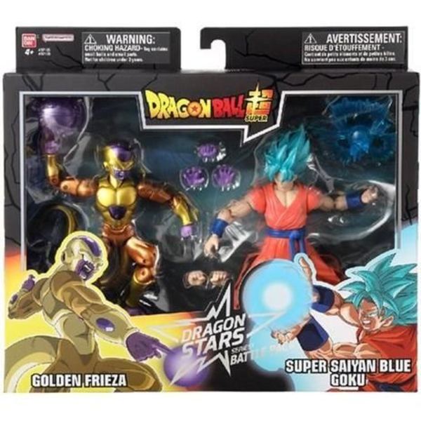 Dragon Ball Super Dragon Stars 17 cm hahmo - Golden Frieza vs Super Saiyan Blue Goku - BANDAI