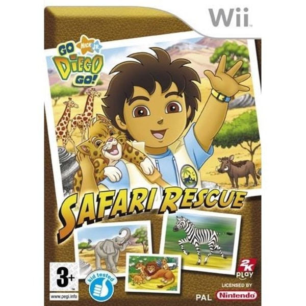 GO DIEGO GO: SAFARI RESCUE / Wii-konsolspel