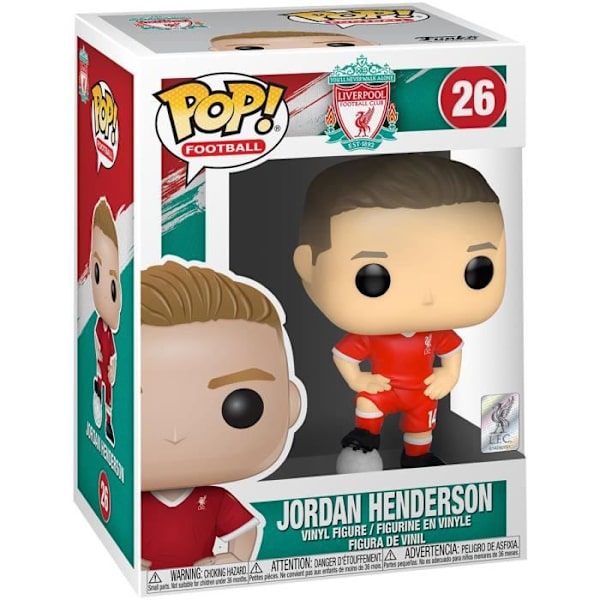 Samlefigur - Funko Pop! - Fodbold Liverpool Jordan Henderson Standard