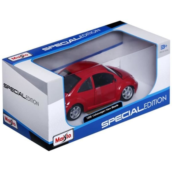Maisto Diecast Toy Car - Volkswagen Model New Beetle Red för barn och samlare