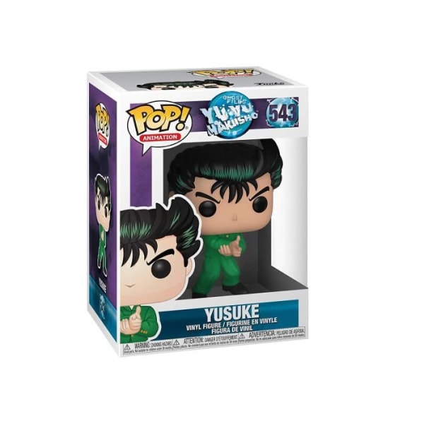 Funko Pop! Animaatio Yu Yu Hakusho: Yusuke - FUNKO - Yusuke Figuuri - Mies - Lelu - Musta