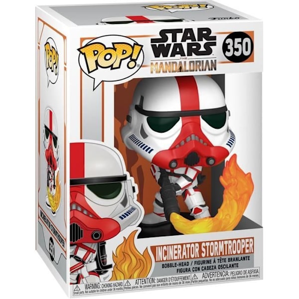 Funko Pop! Star Wars: Mandalorian - Incinerator Stormtrooper Förbränningsugn Stormtrooper
