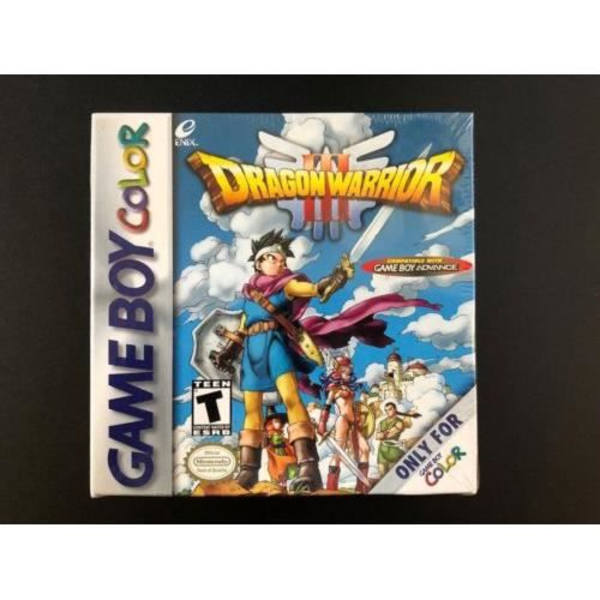 TV-spel - Dragon Quest - Dragon Warrior III - Game Boy Color - Game Boy Advance-kompatibelt - Engelska