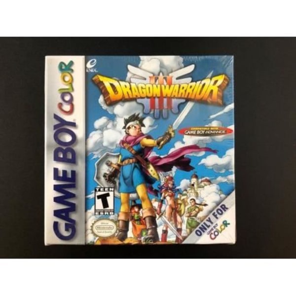 Videospil - Dragon Quest - Dragon Warrior III - Game Boy Color - Game Boy Advance-kompatibel - Engelsk