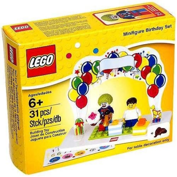 Byggspel - LEGO - Födelsedagsfigurer Set - 31 delar - För barn från 6 år och uppåt