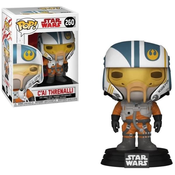 Funko Pop! Star Wars Ep.8: Pilot Cai Threnalli Jag har Threnalli