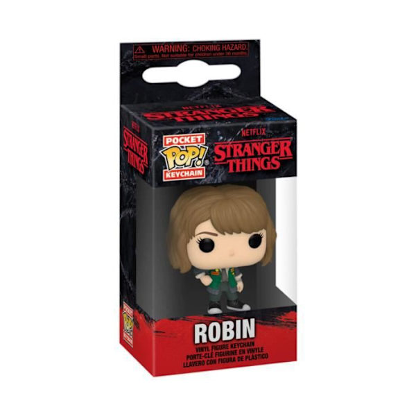 Porte-avain Funko Pop! - Stranger Things - S4 Robin - Monivärinen - Musta - Virallinen Flerfärgad