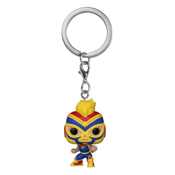 Funko Pop nøglering - Marvel Lucha Libre - La Estrella Cosmica gul blandet voksen Gul