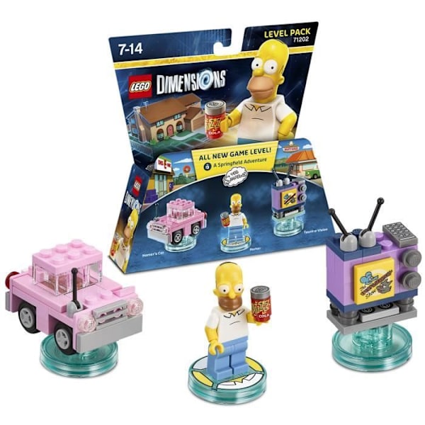 LEGO Dimensions Minifigure - Homer Simpson - The Simpsons Gul