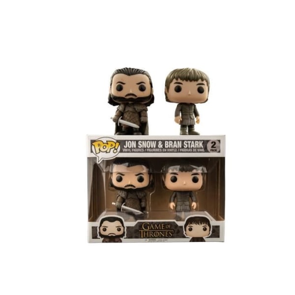 Funko - Game Of Thrones figur - 2-pack Jon Snow &amp; Bran Exclu Pop 10cm