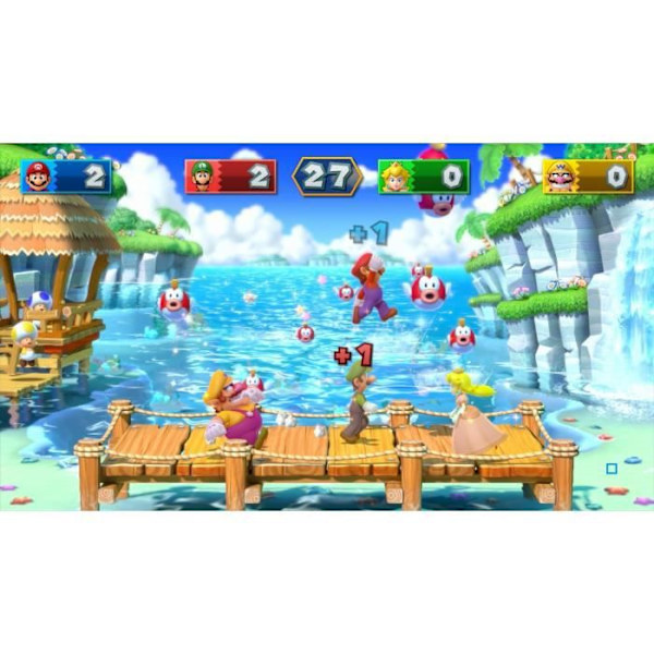 Mario Party 10 Wii U-spil + Amiibo Mario Vit