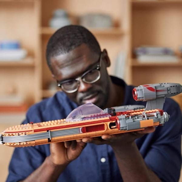 LEGO® Star Wars™ 75341 Luke Skywalker's Landspeeder™, Rumskibsmodelsæt, Voksne, Ultimate Collector Series Grå och orange