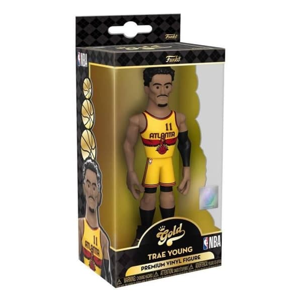 NBA - Trae Young - Guld 5" vinylfigur med Chase 13 cm