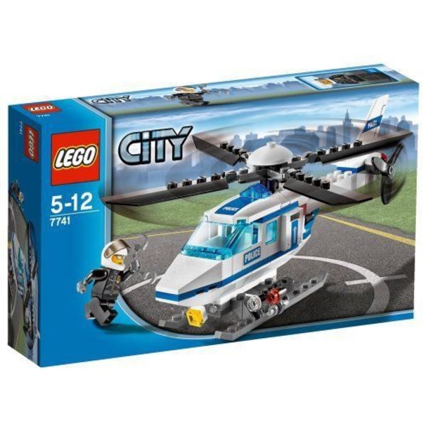 LEGO City byggset - Plast 7741 Polishelikopter för barn från 5 år och uppåt