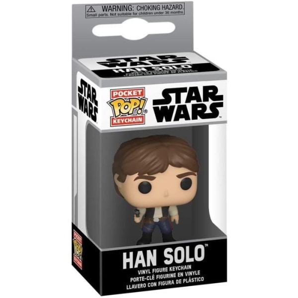 Nyckelring - Funko - Han Solo - Star Wars - 5 cm - Figur i displaybox