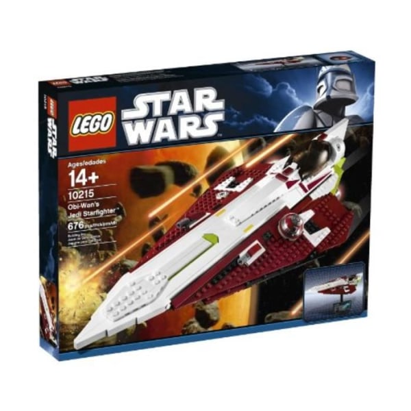 LEGO AOWK5 Star Wars 10215 Monteringsspel - Obi-Wans Jedi Starfighter - Svart - Ages 14 - Lego Star Wars