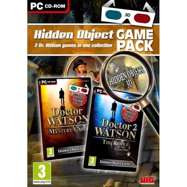 Dr Watson Hidden Object Double Pack (mysteerikotelot ja katakombin arvoitus) (PC DVD) [UK IMPORT]