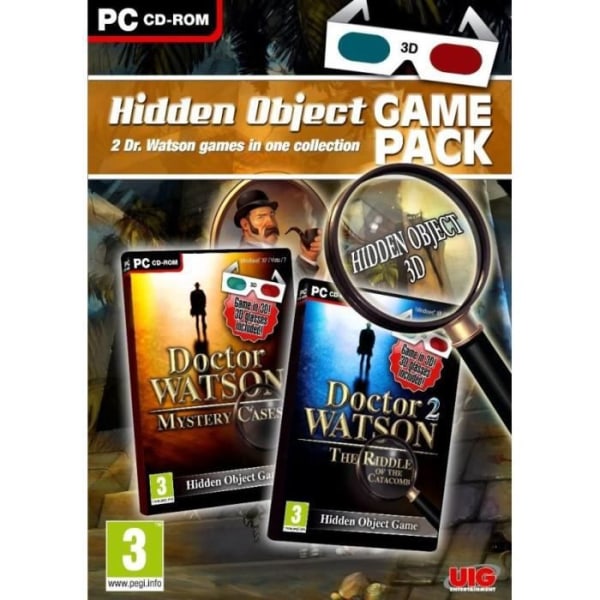 Dr Watson Hidden Object Double Pack (Mystery Cases &amp; Riddle of the Catacomb) (PC DVD) [UK IMPORT]