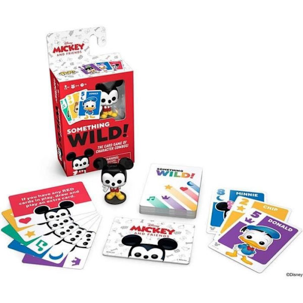 KORTSPEL - Funko Something Wild Card Game - Mickey & Friends (engelska) Flerfärgad