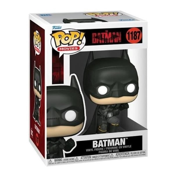 Funko POP! Elokuvat: The Batman - FUNKO - Musta ja beige - Batman-lisenssi Sort og beige