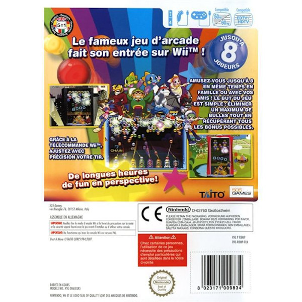 BUST A MOVE / Wii KONSOLSPIL