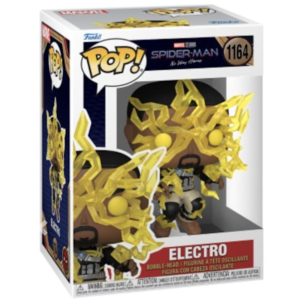 Figuriini - Funko - Spider-Man: No Way Home - Elektro - Pop! Vinyl - Noir Flerfärgad