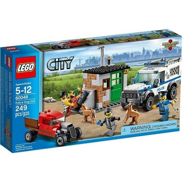 LEGO City rakennussetti - LEGO - Police Canine Unit - 249 osaa Vitt, blått och flerfärgat
