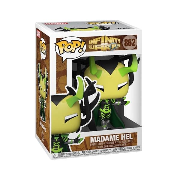 Marvel Infinity Warps Madame Hel POP Figur - Funko - Sort - 9 cm svart
