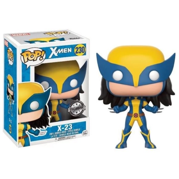 Funko Pop! X-Men: X-23 - Gul - Pop! Vinyl Bobble Head - Levereras i fönsterkartong Flerfärgad