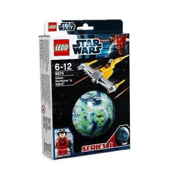 LEGO Star Wars byggesæt - Naboo Starfighter og Naboo - 56 elementer