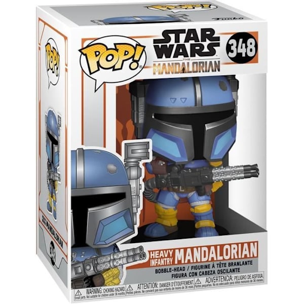 Funko pop! Star Wars: Mandalorian - Heavy Infantry Mandalorian Mandalorian tungt infanteri