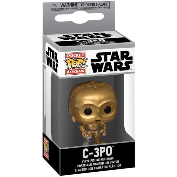 Nyckelring - Funko - C-3PO - 5 cm - Samlarobjekt - Displaybox