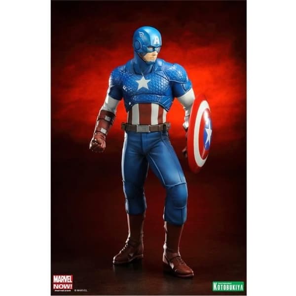 Statuette - Marvel Comics - Captain America - PVC - 19 cm - Barn