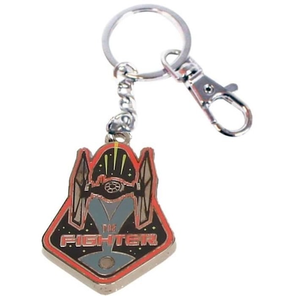 WTT STAR WARS EP7 Nøglering Tie Fichter Metal
