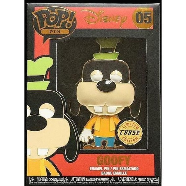 Funko Pop! Disney - Långben #05 Chase Large Emalj Pin