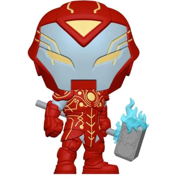 Marvel Infinity Warps Iron Hammer POP Figur - Funko - 9 cm - Sort svart