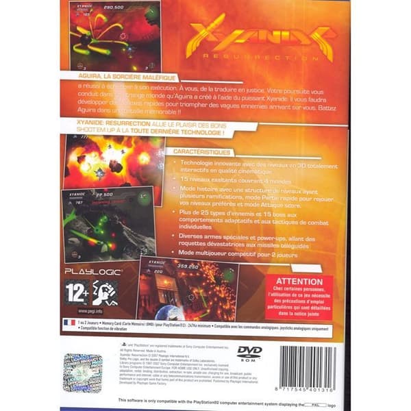 XYANIDE RESURRECTION / PS2 KONSOLSPIL