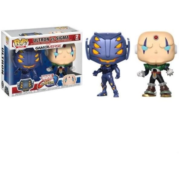 2 Funko Pop! Marvel VS Capcom: Ultron VS Sigma