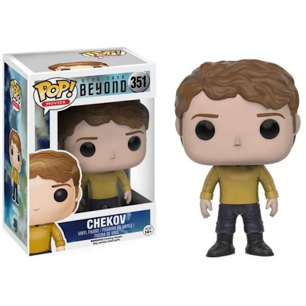 Funko Pop! Star Trek Beyond: Chekov - FUNKO - Pop! Vinyyli - Monivärinen - Keltainen - Sisustus Flerfärgad