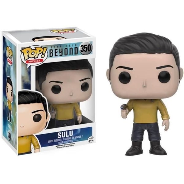 Funko Pop! Star Trek Beyond - Sulu - Pop! Vinyyli - Monivärinen - Pahvilaatikko ikkunalla Flerfärgad