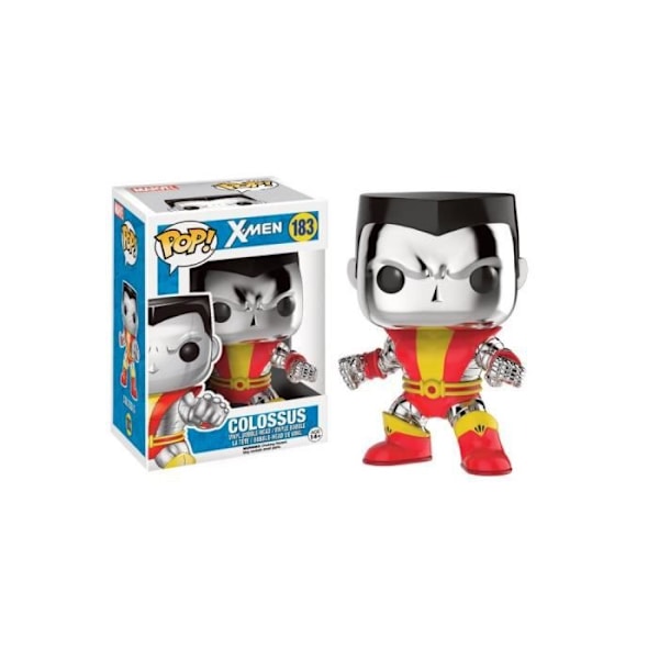 Funko - Marvel X-Men Figur - Colossus Chrome Eksklusiv Pop 10 cm Krom