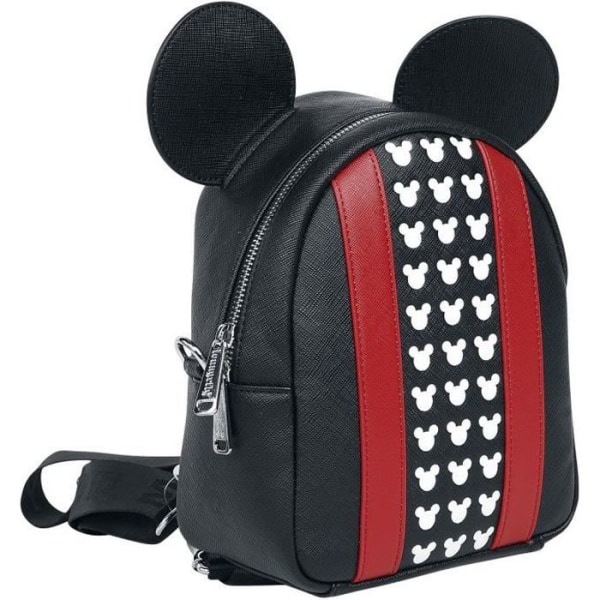 Mickey &amp; Minnie Mouse Loungefly - Micky Maus Ryggsäck svart/röd