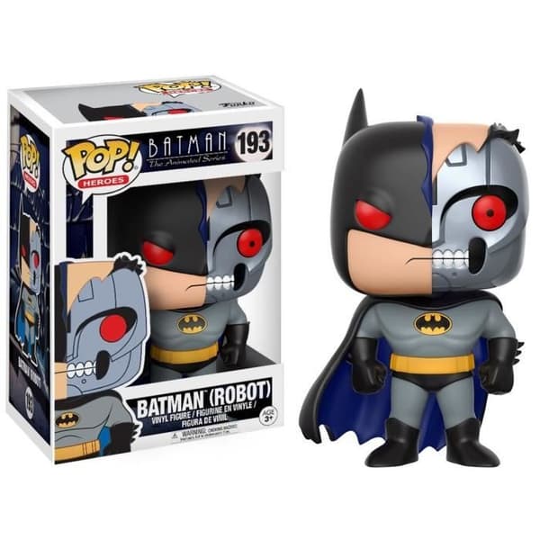 Funko pop! DC Comics - Batman The Animated Series: Robot Batman - Sort - 10 cm robot batman