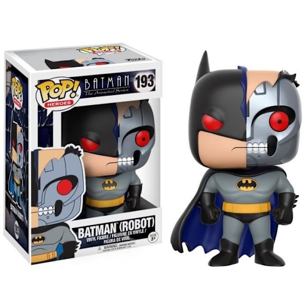Funko Pop! DC Comics - Batman The Animated Series: Robot Batman - Svart - 10 cm robot batman