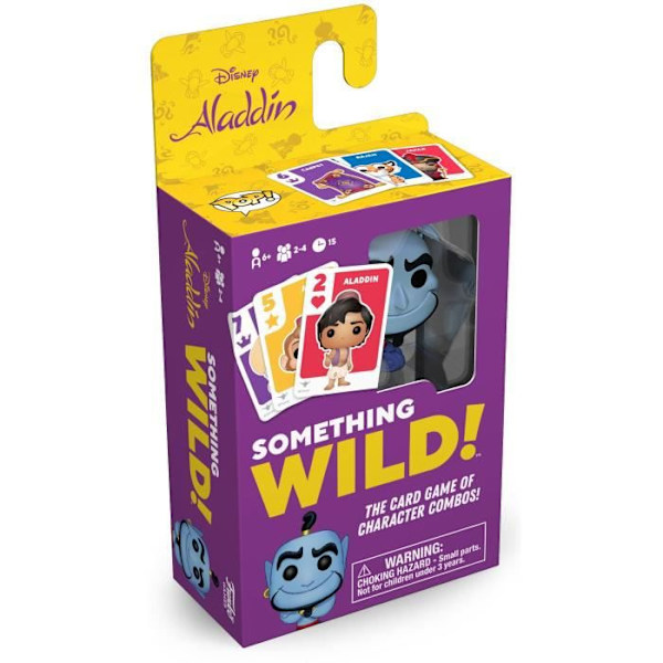 Funko Something Wild Card Game Aladdin - FUNKO-brändi - Korttipeli - 6-vuotiaat ja sitä vanhemmat