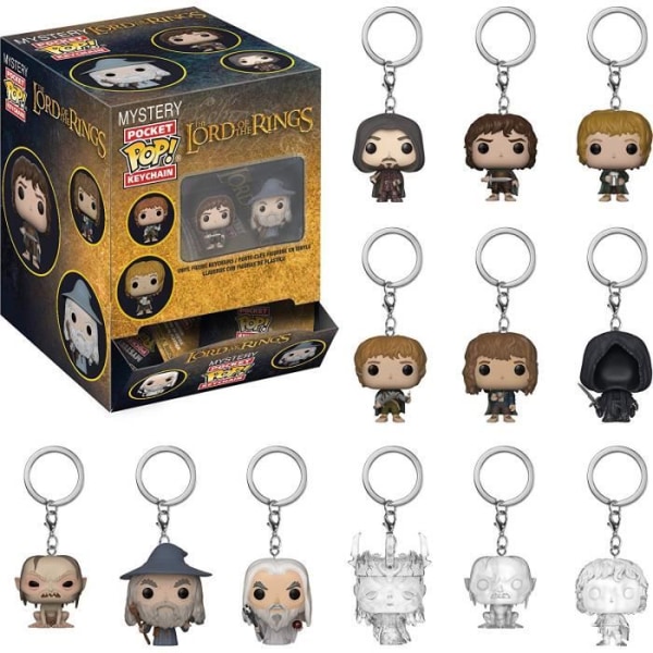 Funko Pop! Nyckelring: Sagan om ringen - Hobbit (En slumpmässig nyckelring per köp) 2878