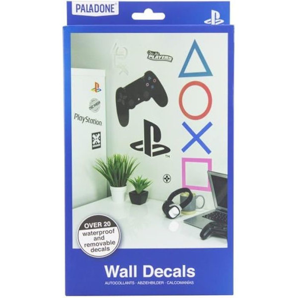 Väggklistermärken - PALADONE - PlayStation - 22 Klistermärken - Vattentåliga - Avtagbara i vinyl
